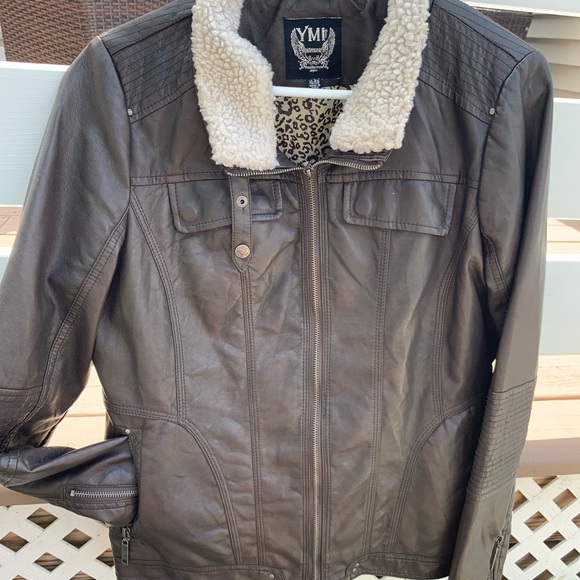 Ladies Faux Leather Jacket - Picture 1 of 6